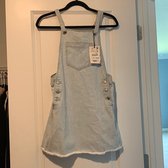 Zara Other - NWT Zara kids denim overalls skirt size 13-14